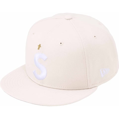 帽子 Supreme - Gold Cross S Logo New Era Supreme Gold Cross S Logo New Era Fitted Hat Light Navy - SS24 - US
