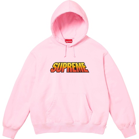 Supreme Gradient Hooded Sweatshirt - Light Pink