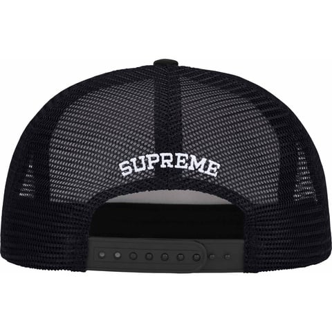 Supreme Gradient Mesh Back 5-Panel - Black