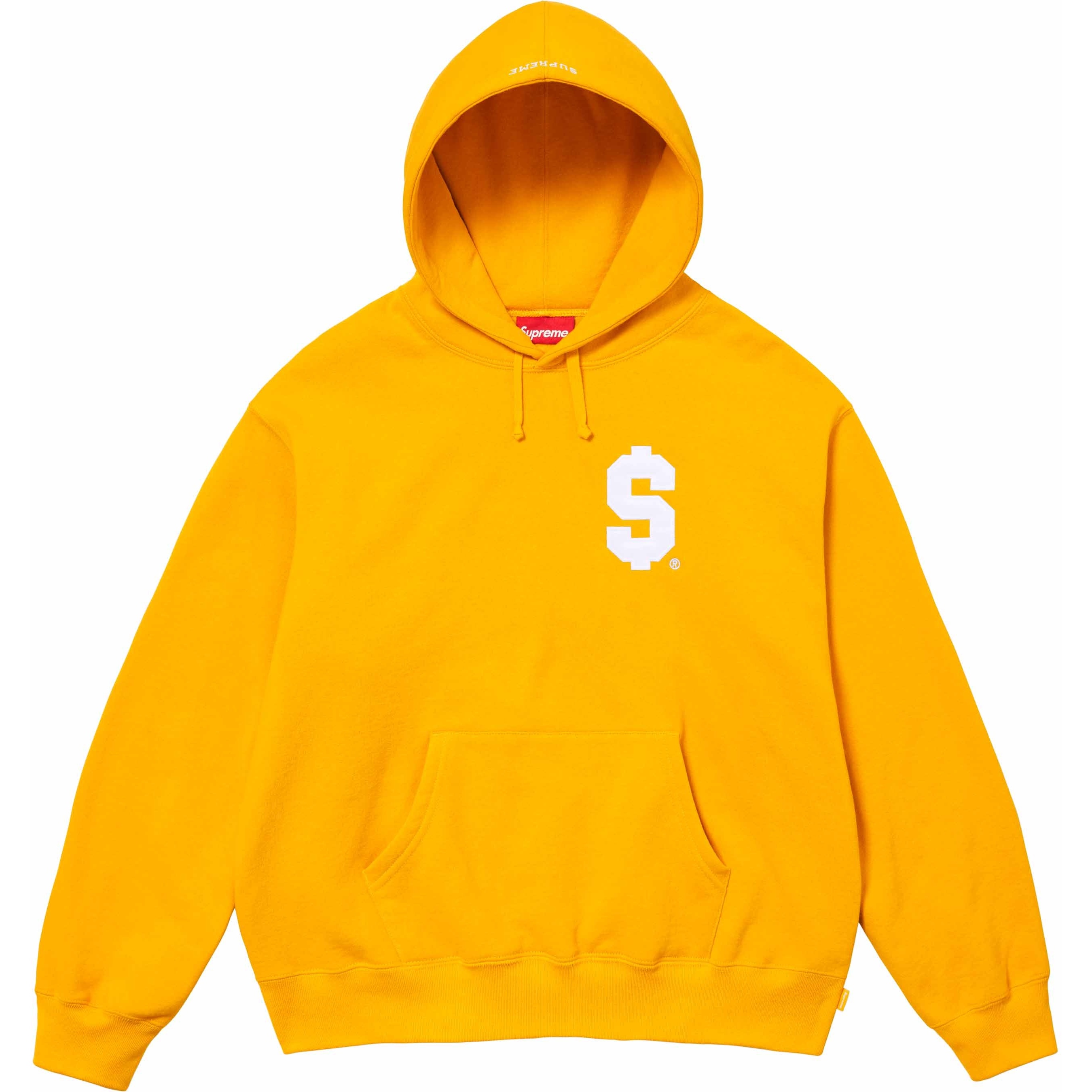 Supreme $ Hooded Sweatshirt (SS24) - Gold - $158