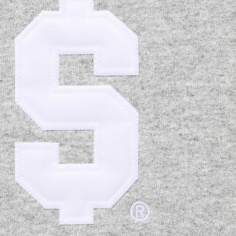 Supreme $ Hooded Sweatshirt - Heather Grey
