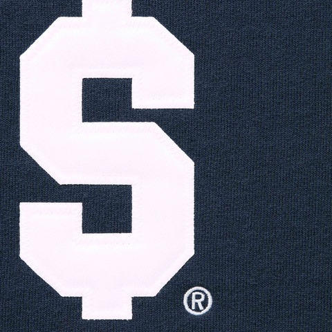 Supreme $ Hooded Sweatshirt - Navy