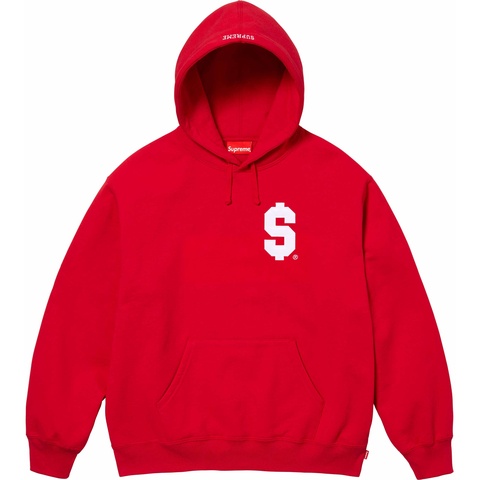 Supreme $ Hooded Sweatshirt - Red