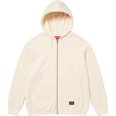 Supreme Hooded Zip Up Thermal - Natural