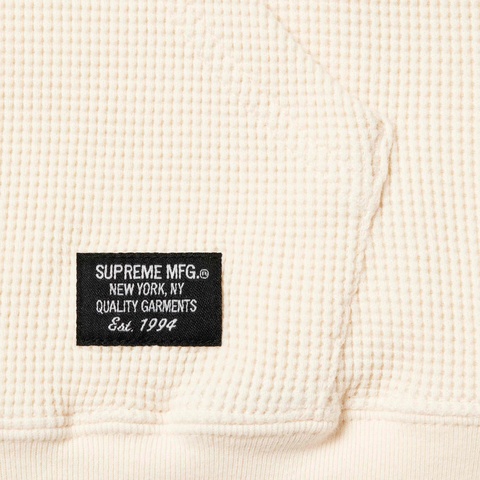 Supreme Hooded Zip Up Thermal - Natural