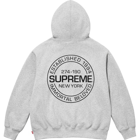 Supreme Immortal Hooded Sweatshirt - Heather Grey