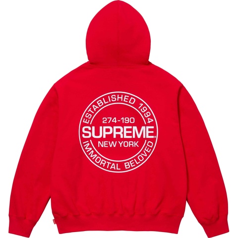 Supreme Immortal Hooded Sweatshirt - Red