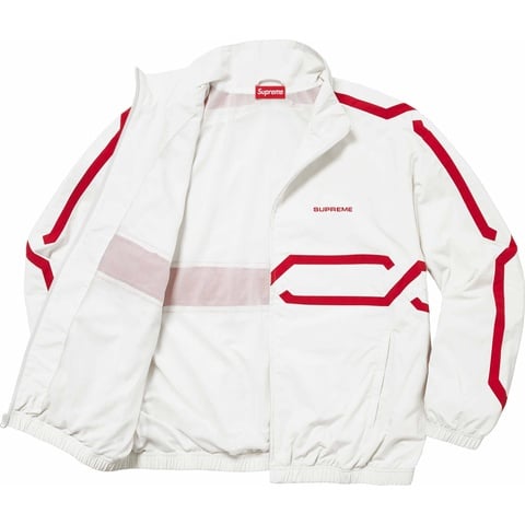 Supreme Inset Link Track Jacket - Light Grey