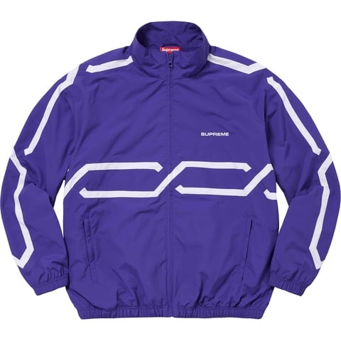 Supreme Inset Link Track Jacket - Purple