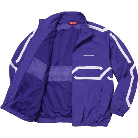 Supreme Inset Link Track Jacket - Purple