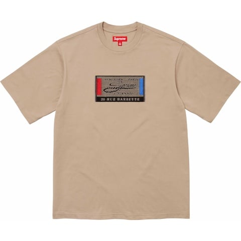 Supreme Intarsia Label S/S Top - Tan