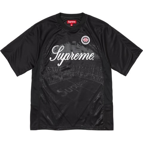 Supreme Jacquard Soccer Jersey - Black