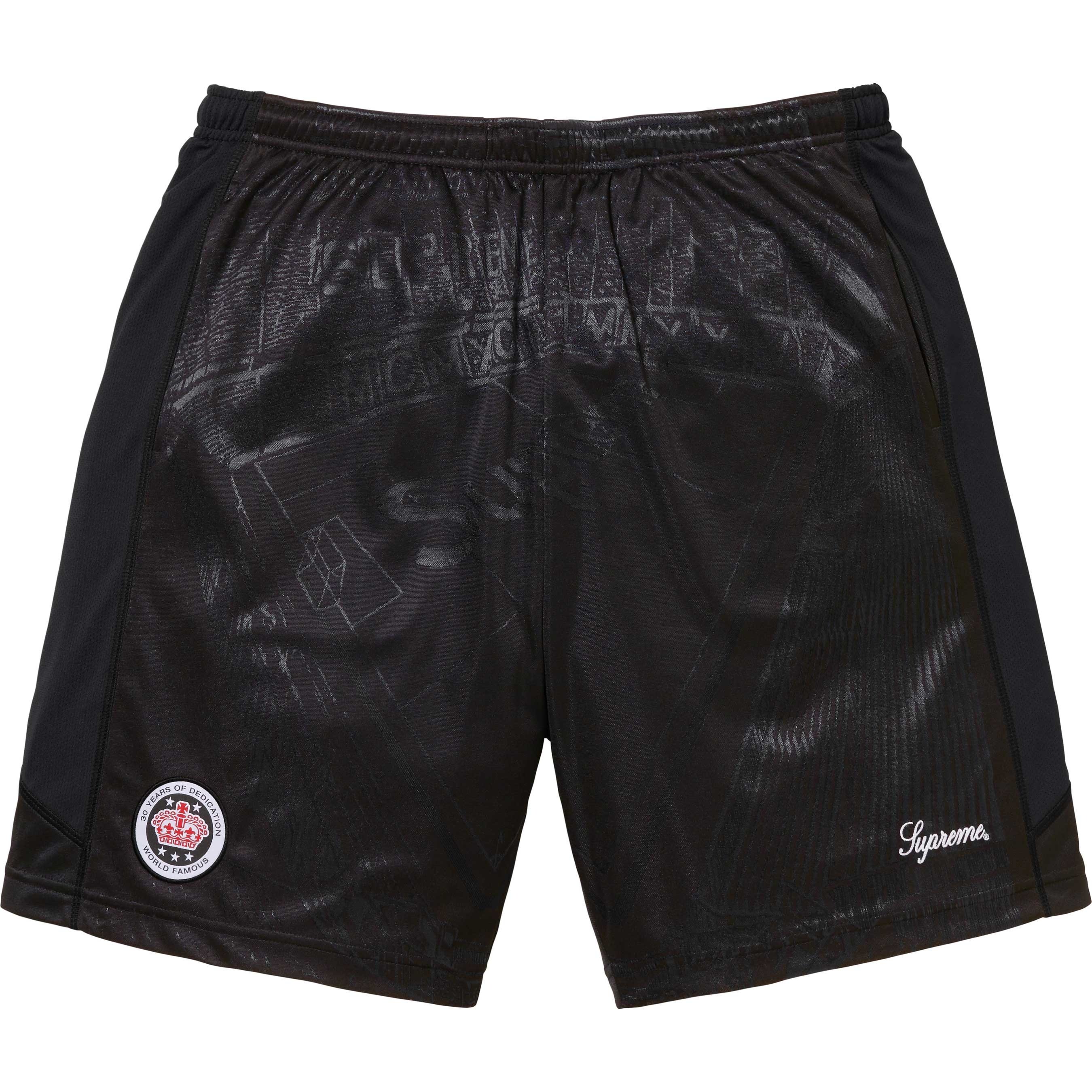 Supreme Jacquard Soccer Short (SS24) - Black - $98