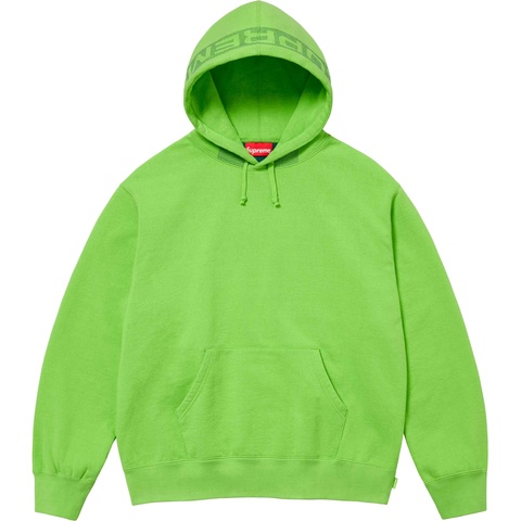 Supreme Jacquard Stripe Hooded Sweatshirt - Bright Green
