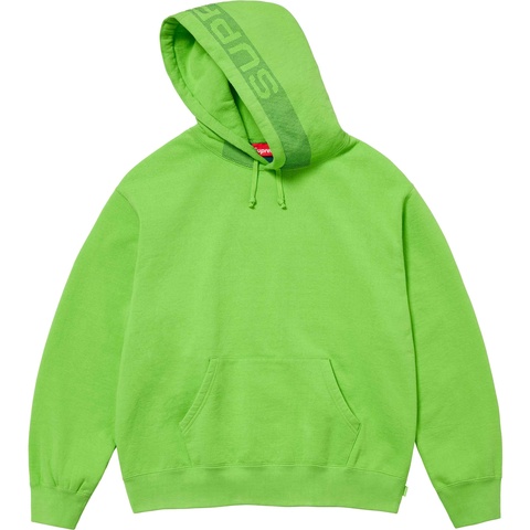 Supreme Jacquard Stripe Hooded Sweatshirt - Bright Green