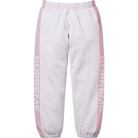 Supreme Jacquard Stripe Sweatpant - Ash Grey