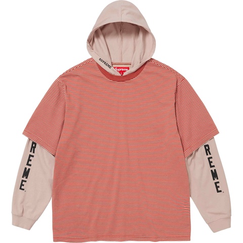 Layered Hooded L/S Top - SupremeCommunity