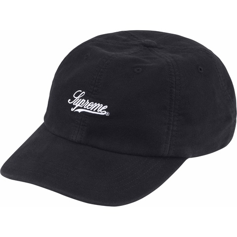 Supreme Lightweight Moleskin 6-Panel - Black