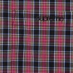Supreme Loose Fit Mini Plaid S S Shirt (SS24) - Black
