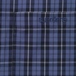 Supreme Loose Fit Mini Plaid S S Shirt (SS24) - Navy