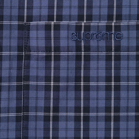 Loose Fit Mini Plaid S/S Shirt - Supreme