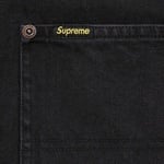 Supreme Loose Fit S S Denim Painter Shirt (SS24) - Black