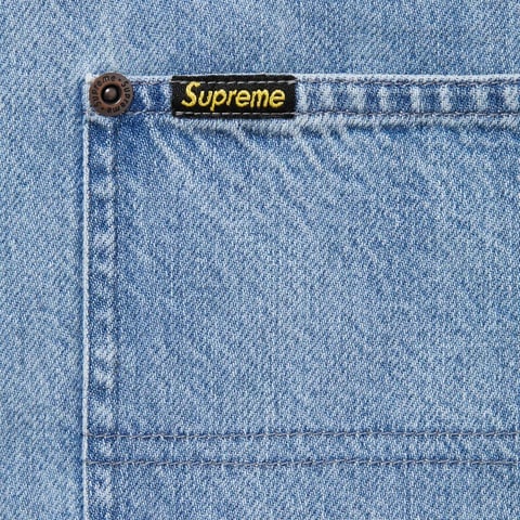 Loose Fit S/S Denim Painter Shirt - Supreme