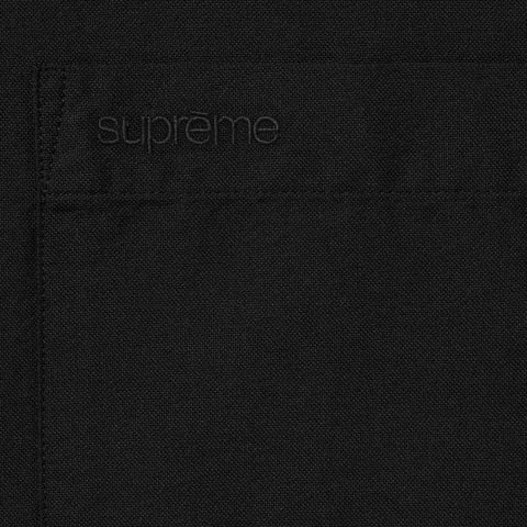 Supreme Loose Fit S/S Oxford Shirt - Black