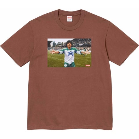 Supreme Maradona Tee - Brown