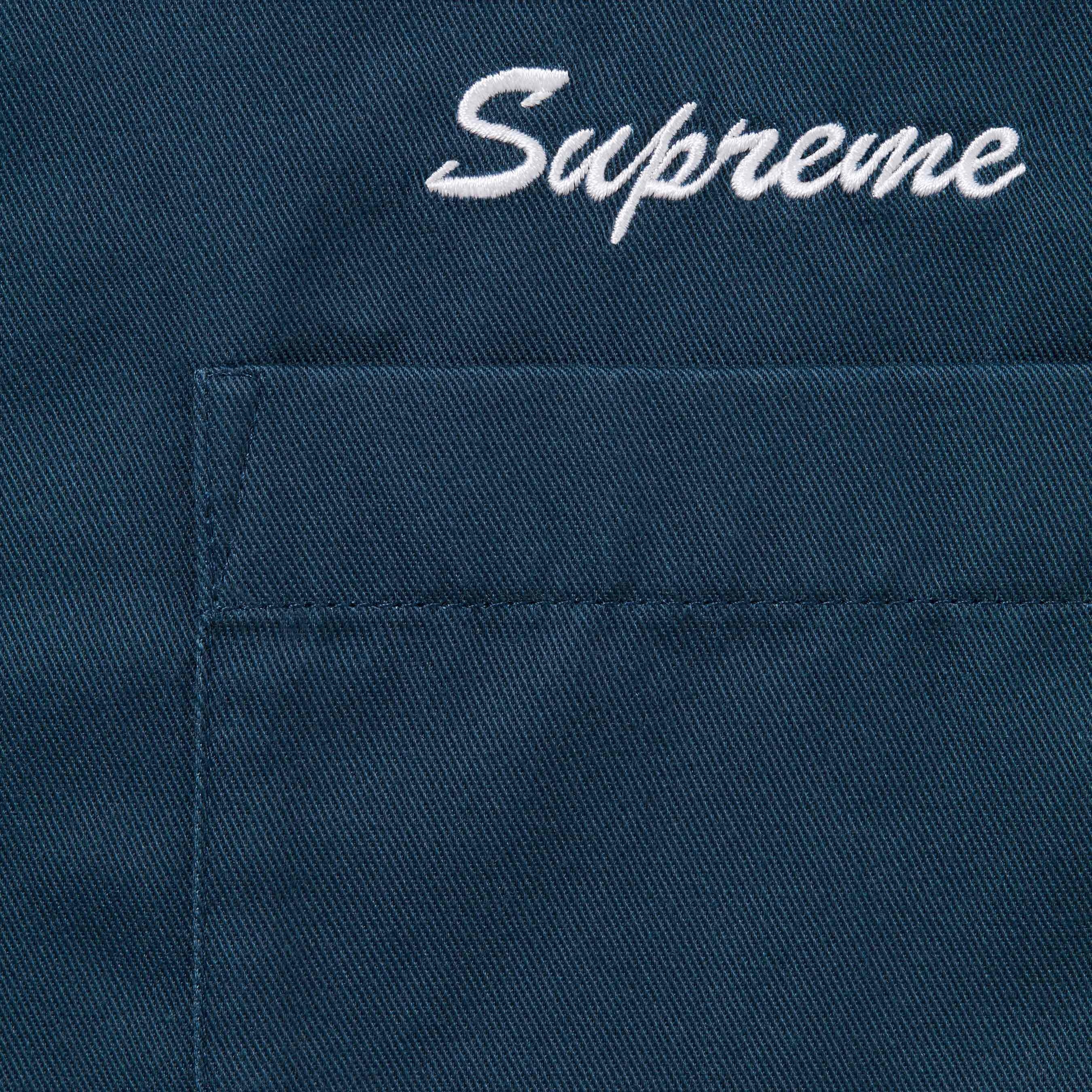 Supreme Margaret Keane Teardrop S S Work Shirt (SS24) - Light Navy - $138