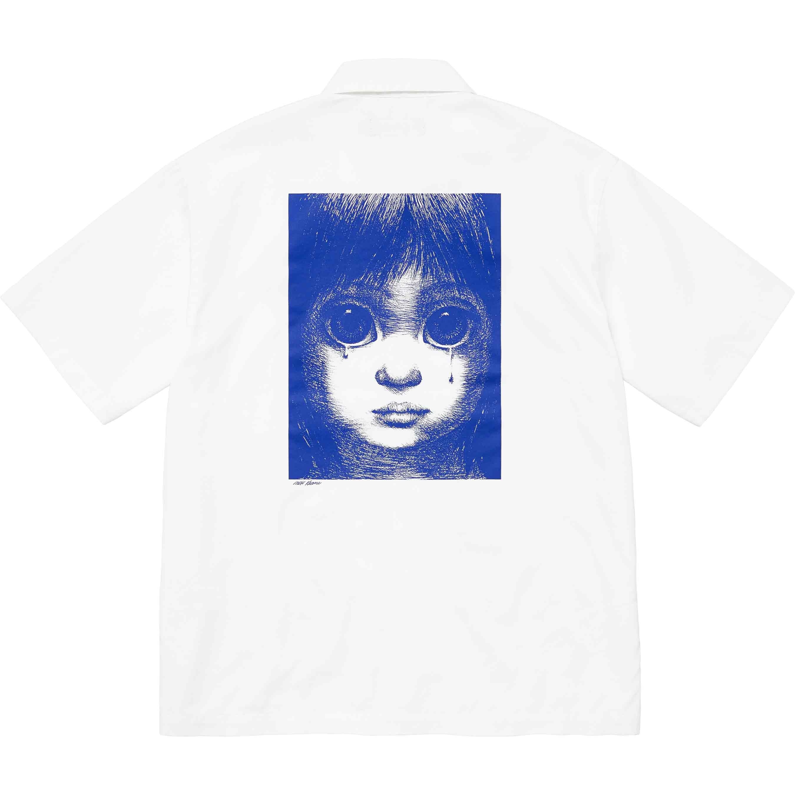 Supreme Margaret Keane Teardrop S S Work Shirt (SS24) - White - $138