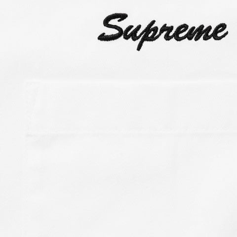 Supreme Margaret Keane Teardrop S/S Work Shirt - White