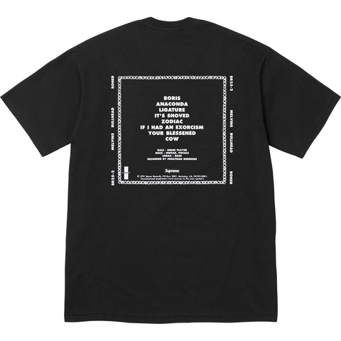 Supreme Melvins Bullhead Tee - Black