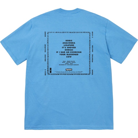 Supreme Melvins Bullhead Tee - Bright Blue