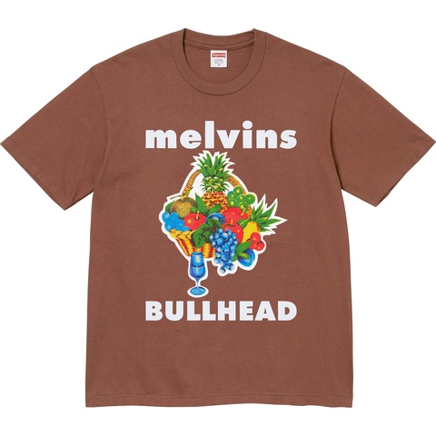 Supreme Melvins Bullhead Tee - Brown