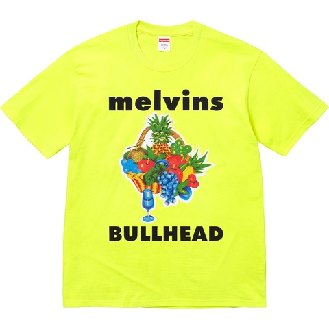 Supreme Melvins Bullhead Tee - Fluorescent Yellow