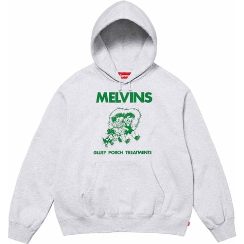 Supreme Melvins Hooded Sweatshirt - Ash Grey