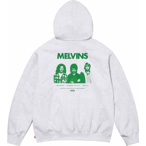 Supreme Melvins Hooded Sweatshirt - Ash Grey