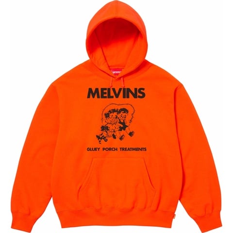 Supreme Melvins Hooded Sweatshirt - Bright Orange