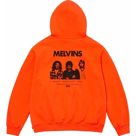 Supreme Melvins Hooded Sweatshirt - Bright Orange
