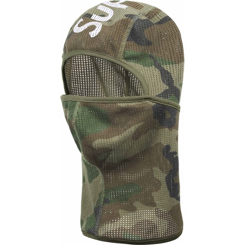 Supreme Mesh Lightweight Balaclava - Woodland Camo