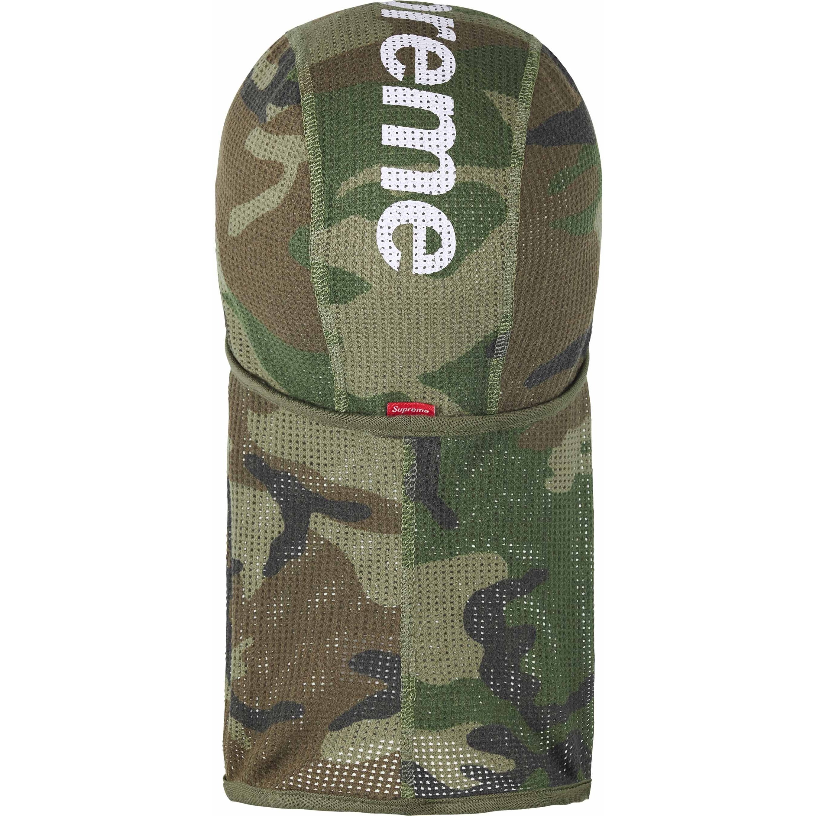 Supreme Mesh Lightweight Balaclava (SS24) - Woodland Camo - $36