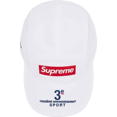 Supreme Mesh Side Panel Camp Cap - White