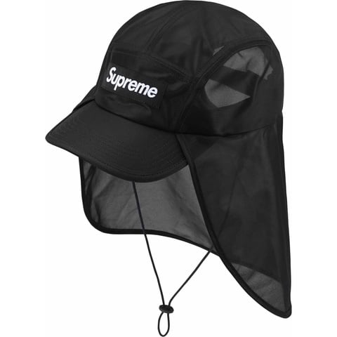 Supreme Mesh Sunshield Camp Cap 黒 Mesh Sunshield Camp Cap - spring/summer 2024 - Supreme