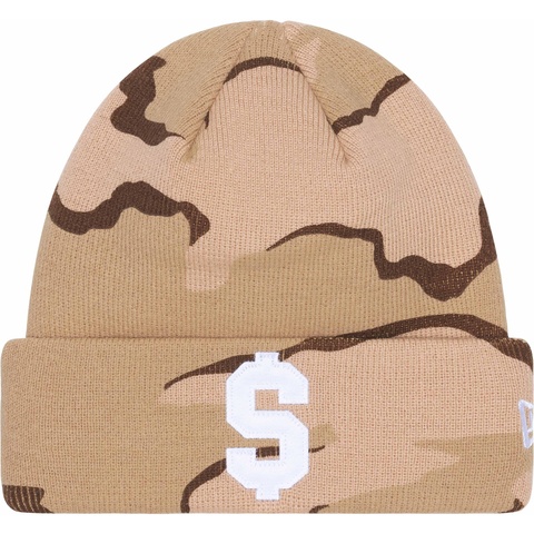 Supreme New Era® $ Beanie - Desert Camo