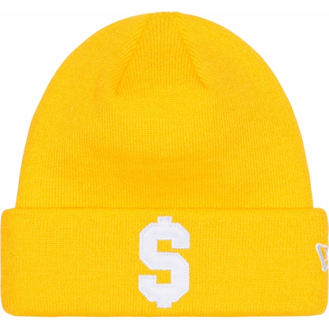 Supreme New Era® $ Beanie - Gold