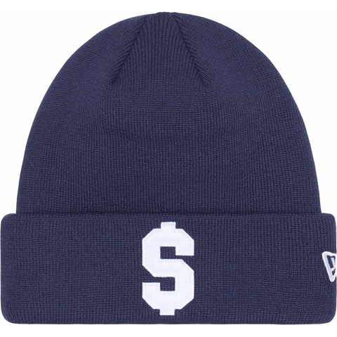 Supreme New Era® $ Beanie - Navy