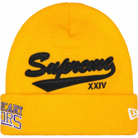 Supreme New Era® Salvation Beanie - Gold