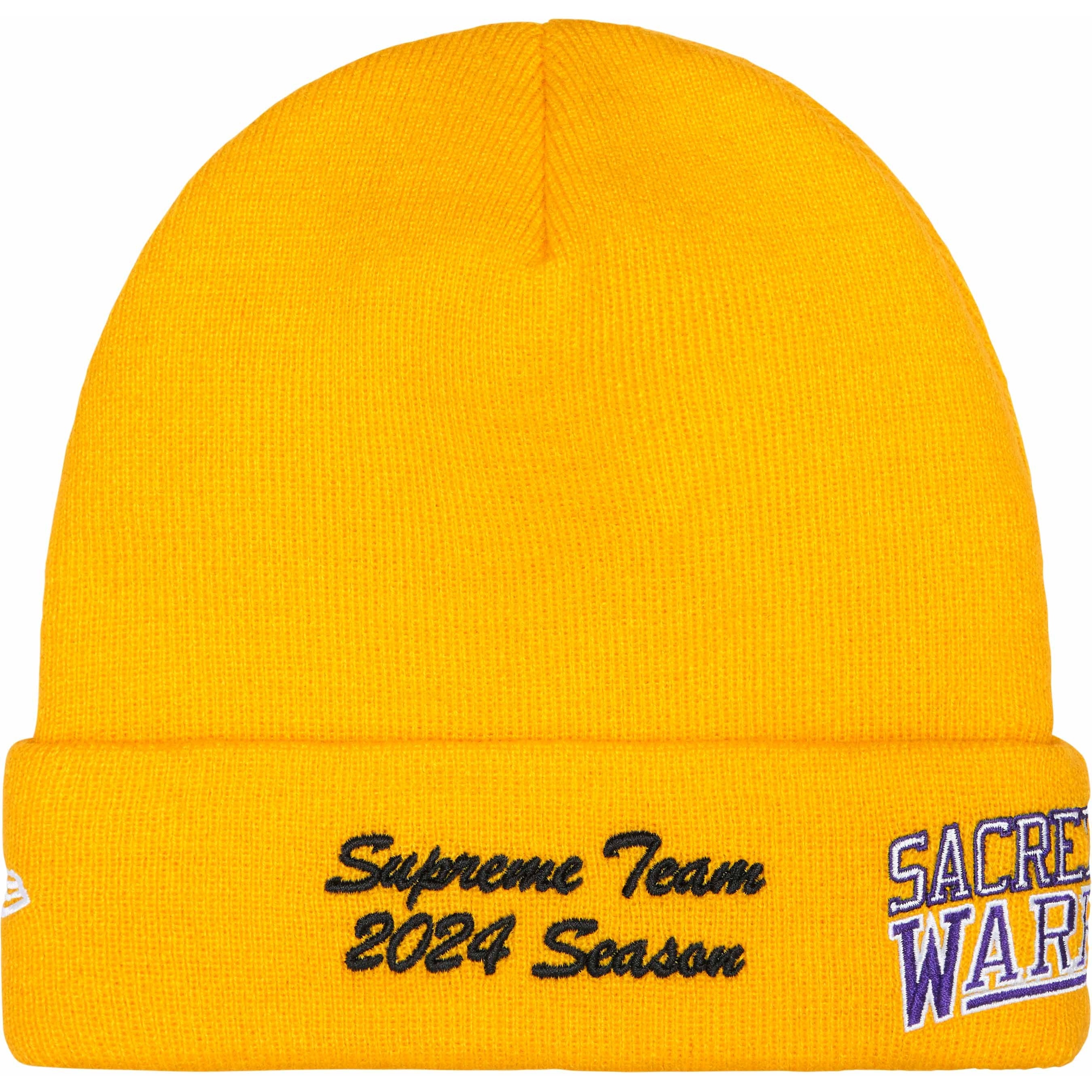 Supreme New Era Salvation Beanie (SS24) - $40