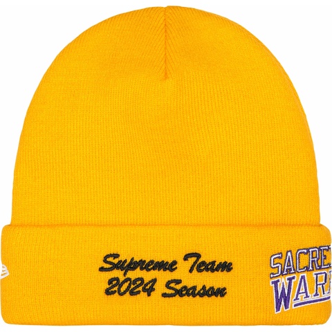 Supreme New Era® Salvation Beanie - Gold